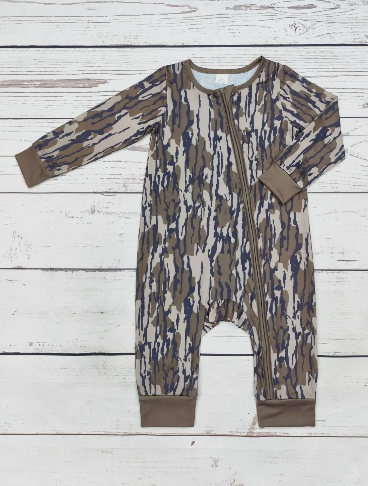 Dark Camouflage Zipped Sleeper