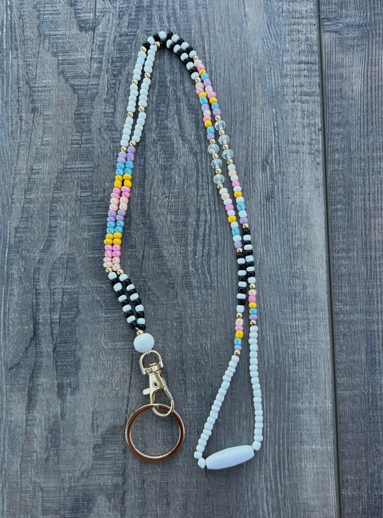 Seed Bead Lanyard