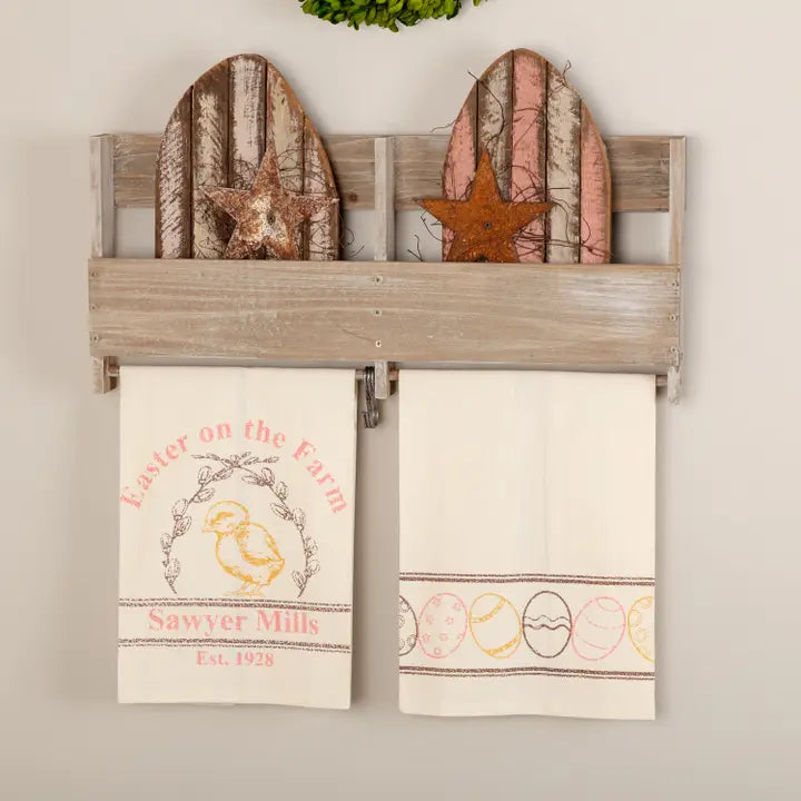 Easter on the Farm Tea Towel Set of 2