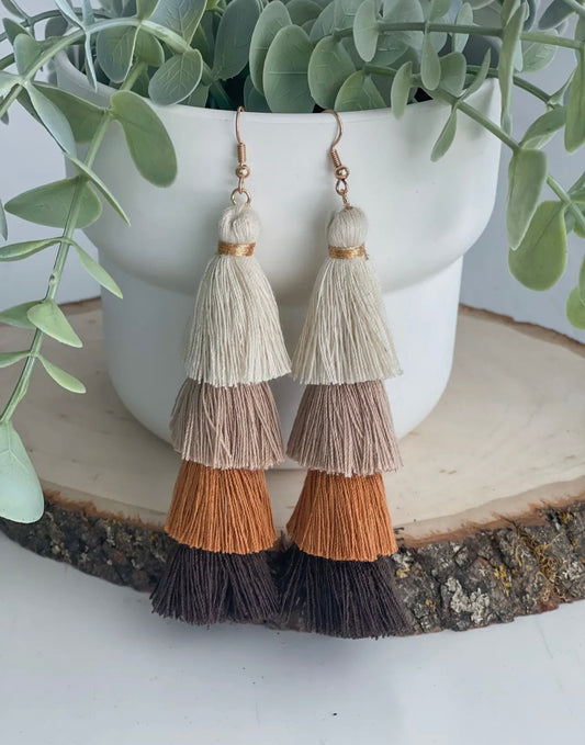 Free Fall-ing Tassel Earrings