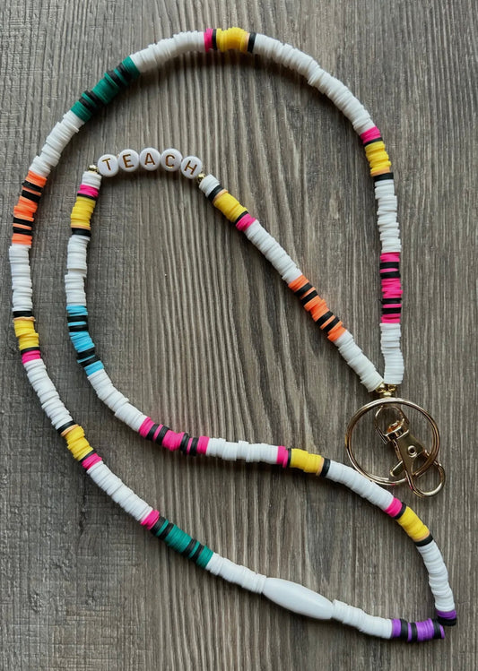 “Teach” Crayon Lanyard