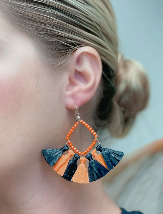 Halloween Tassel Earrings