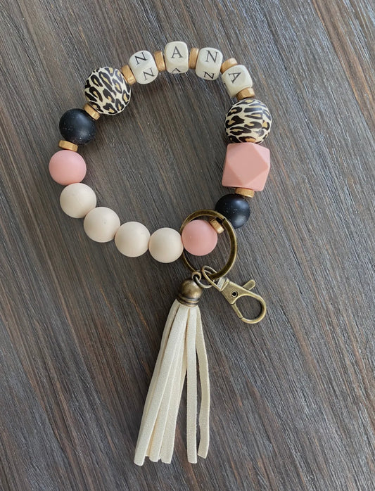 NANA Silicone Wristlet with Tassel