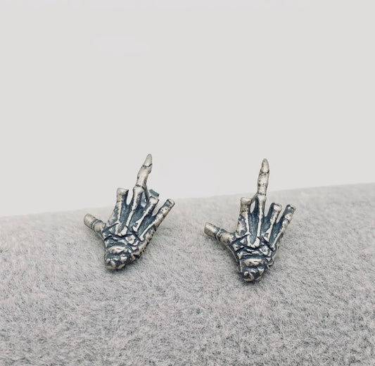 Scary Mean Halloween Earrings
