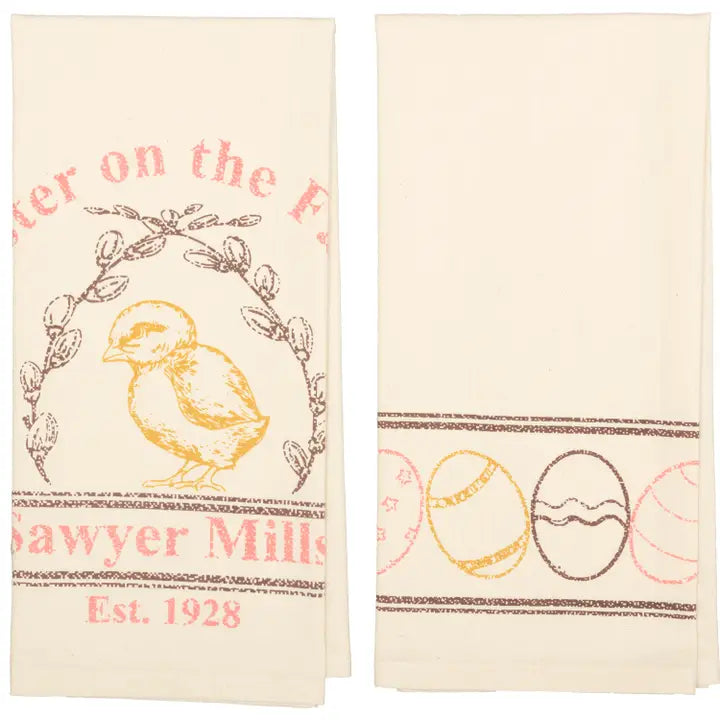 Easter on the Farm Tea Towel Set of 2